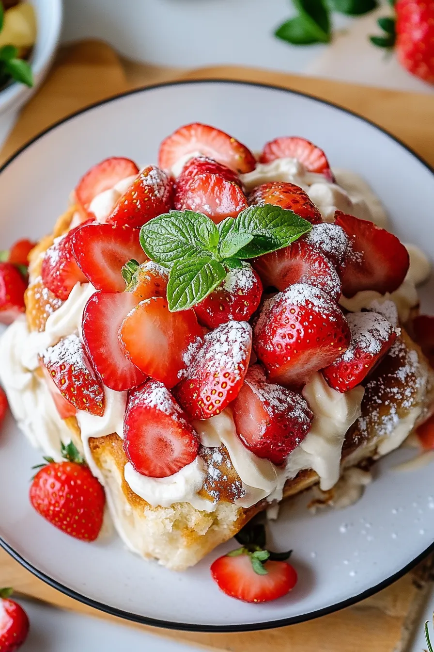 Sweet Strawberry Shortcake Cheesecake Rolls – Twix Recipes