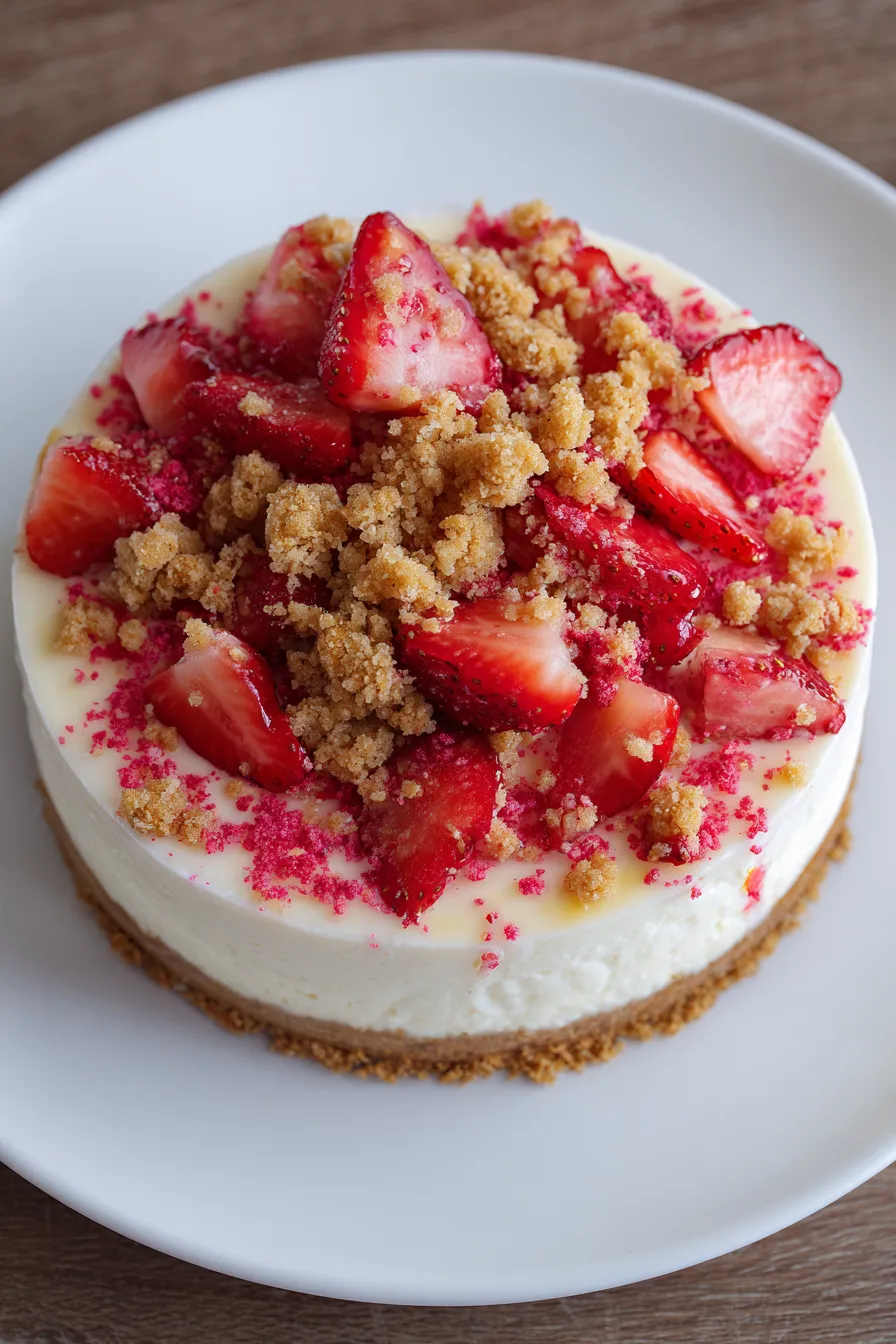 Strawberry Crunch Cheesecake – Twix Recipes