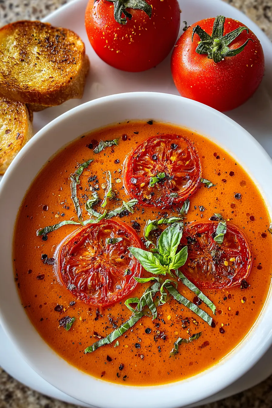 Roasted Tomato Basil Soup – Twix Recipes