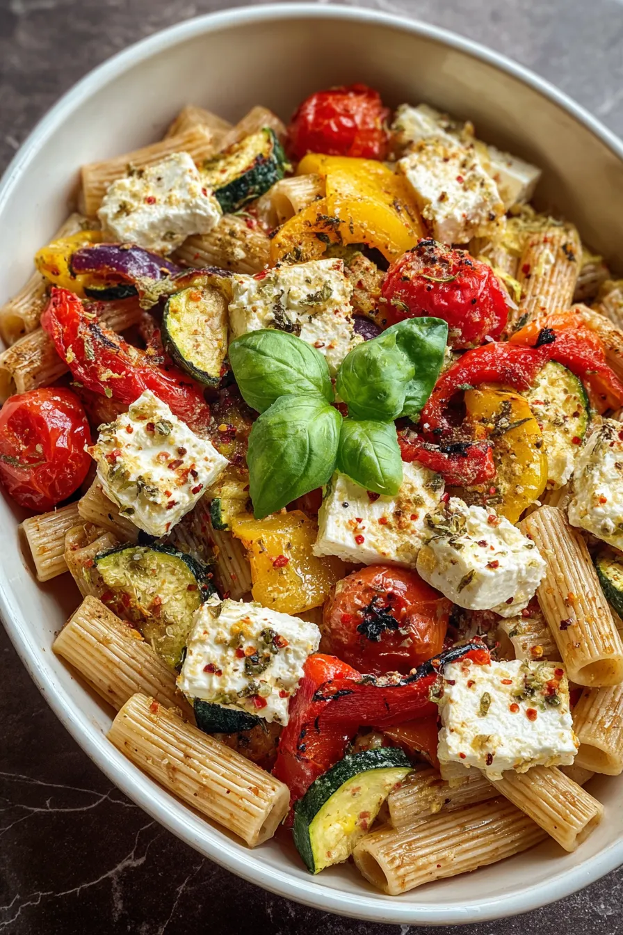 Healthy Baked Feta Pasta with Vegetables – Twix Recipes