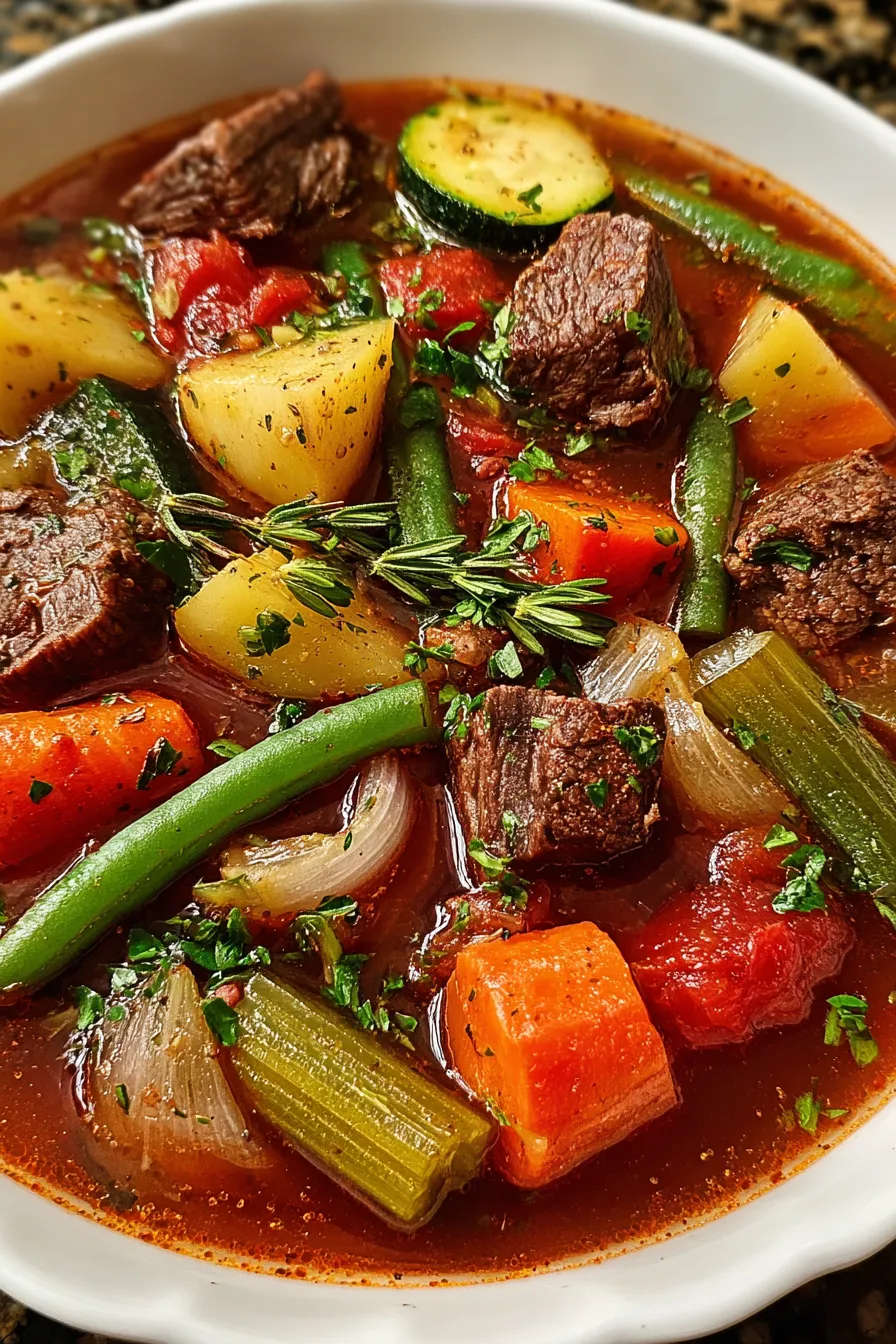 Vegetable Beef Soup – Twix Recipes