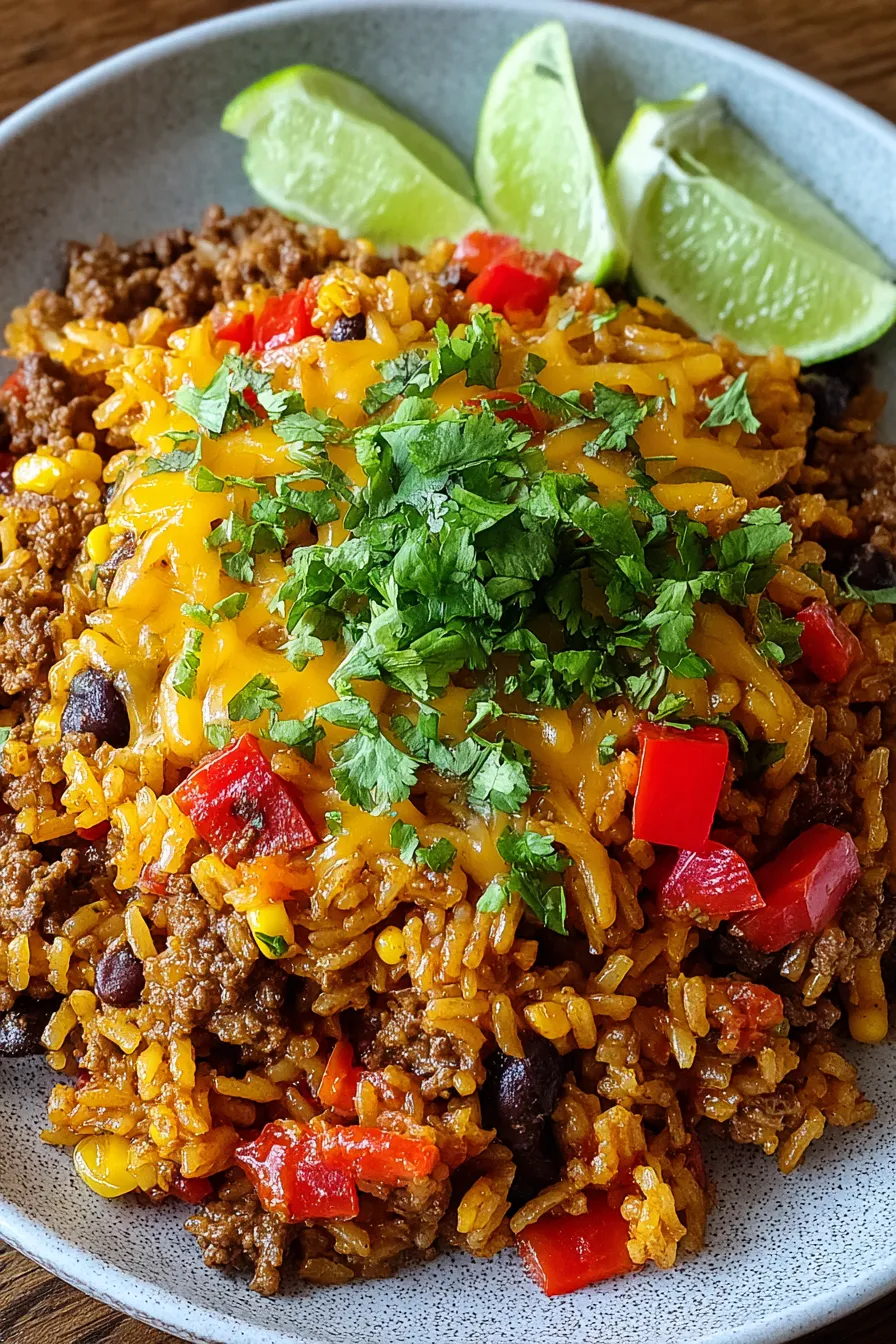 One-Skillet Mexican Rice Casserole – Twix Recipes