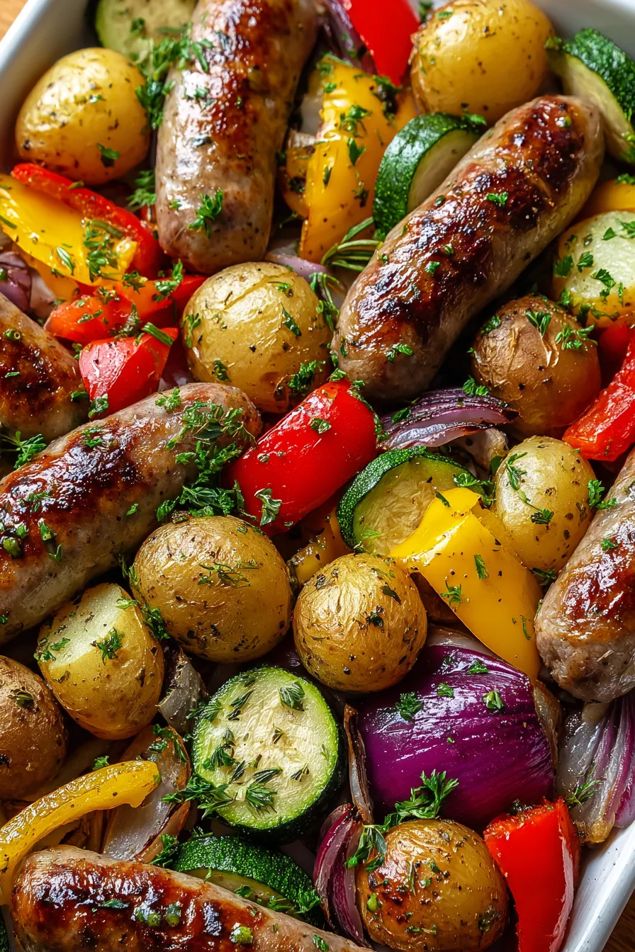 Sheet Pan Sausage & Veggies – Twix Recipes